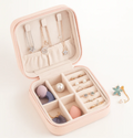 Portable Jewelry Organizer Box – Travel-Friendly Leather Case